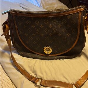 Louis Vuitton Dark Brown Monogram Shoulder Bag